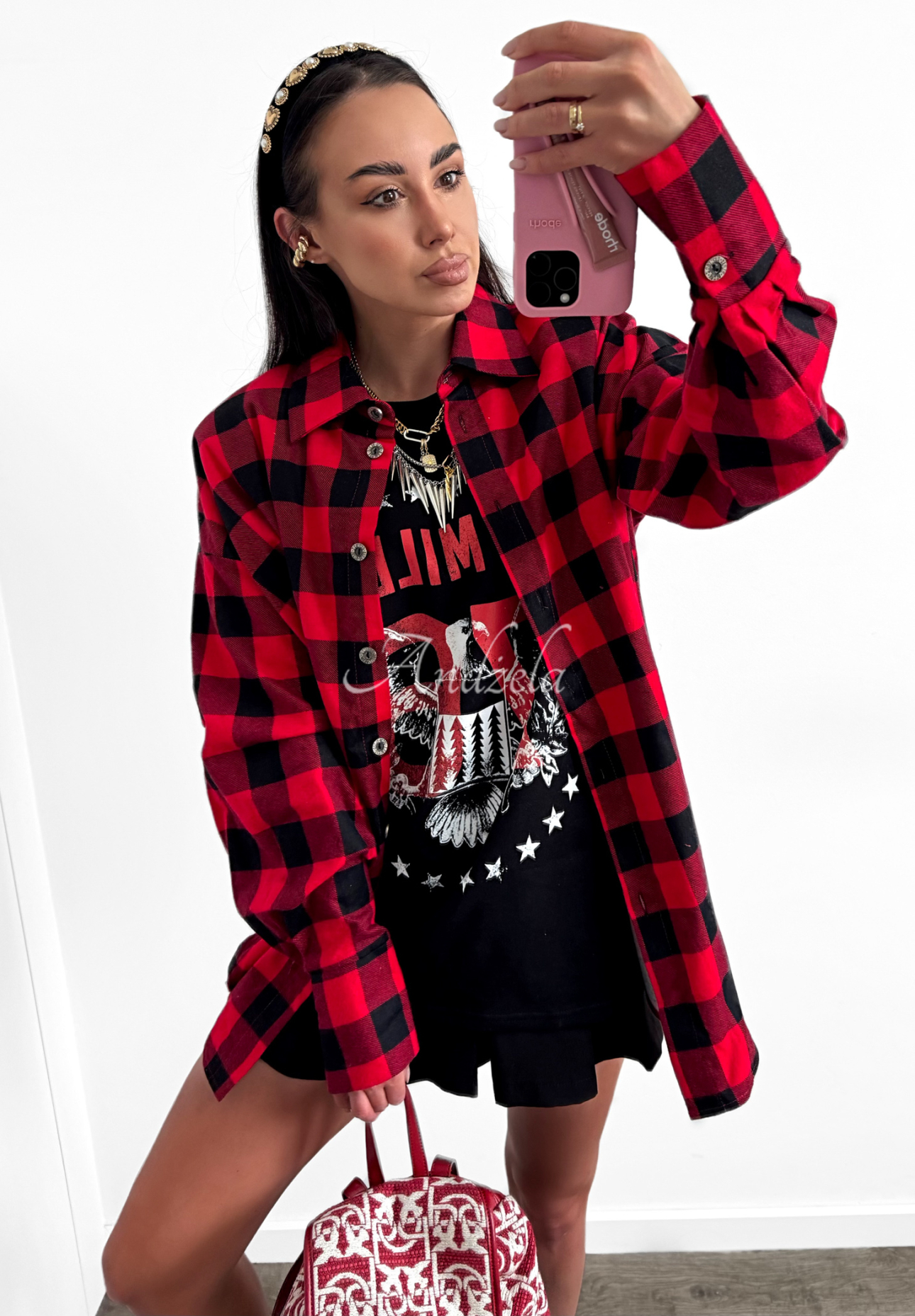 T-shirt z nadrukiem La Milla Rise and Conquer czarny