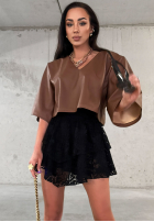 Koronkowa spódniczka La Milla Unseen czarna