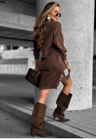 Sukienka dresowa Ultimate czekoladowa