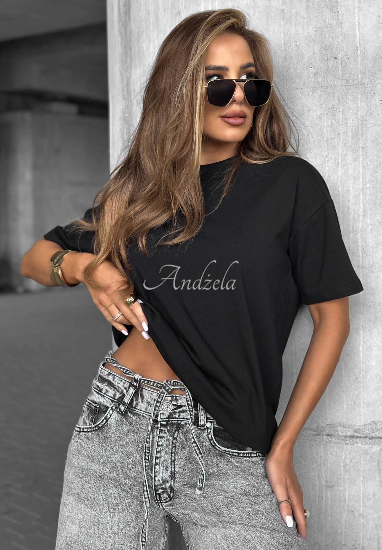 T-shirt Made For You czarny