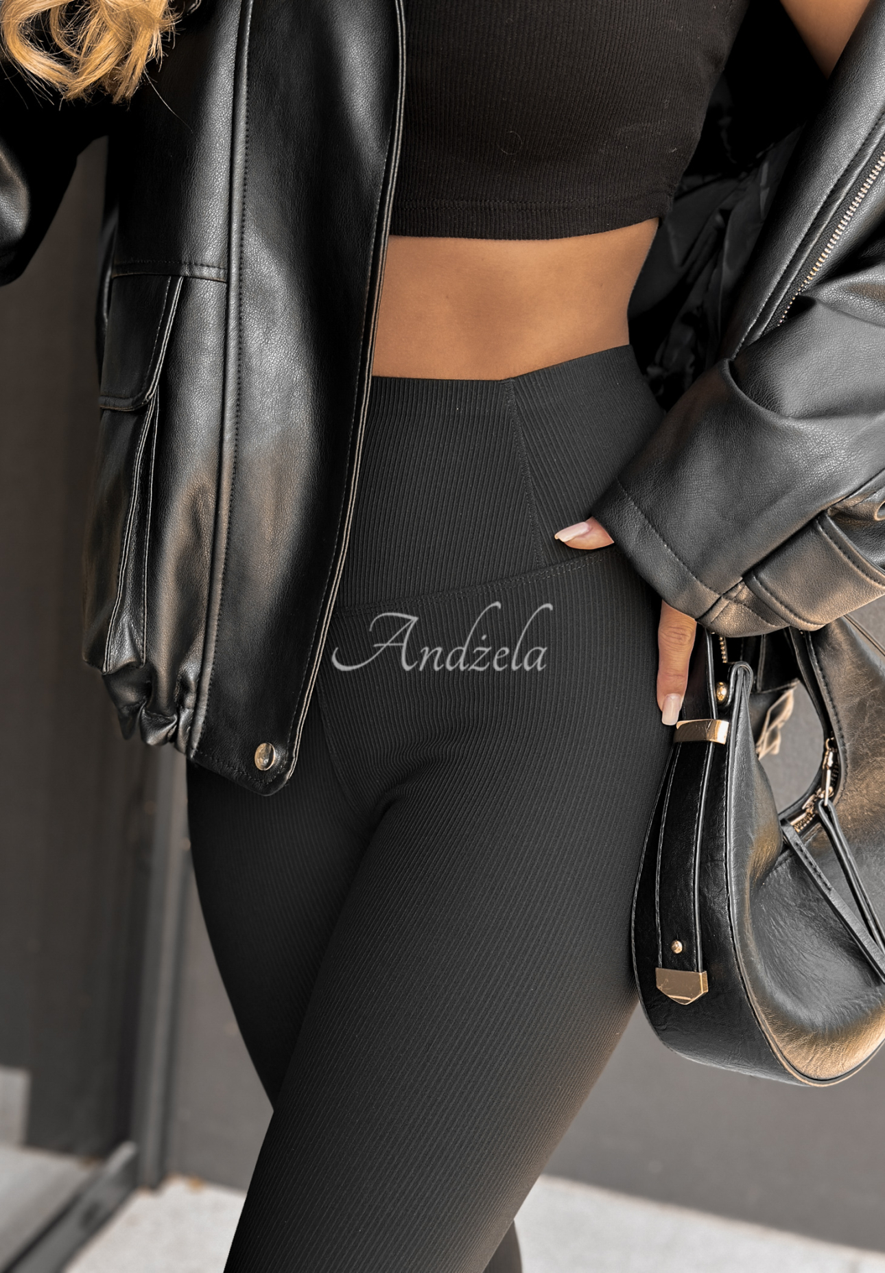 Better Me ribbed leggings black