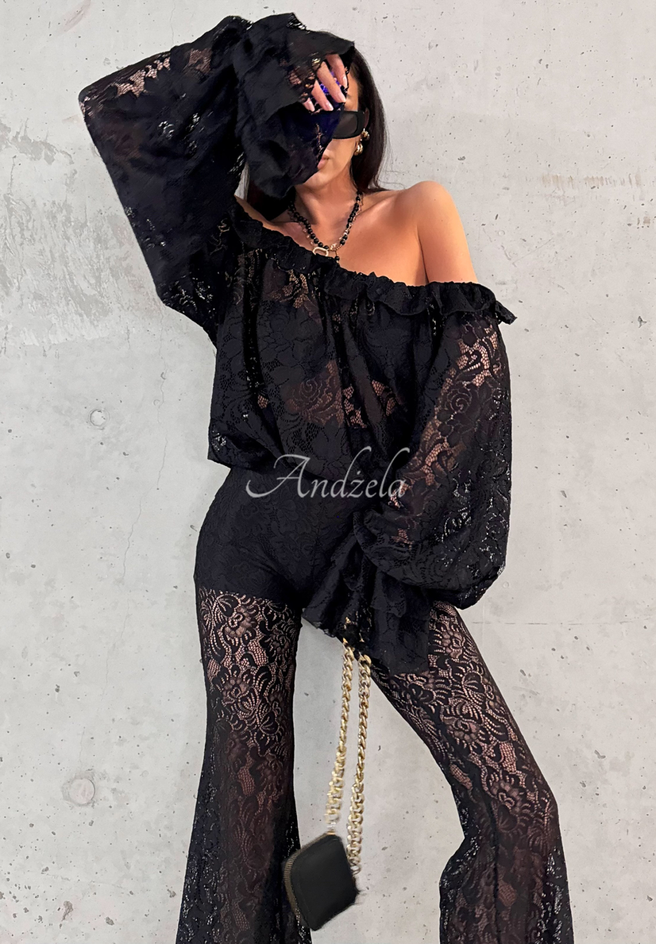 La Milla Take That Step lace pants black