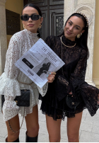 Koronkowa bluzka z falbankami La Milla Bye Forever biała