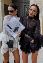 Koronkowa bluzka z falbankami La Milla Bye Forever biała