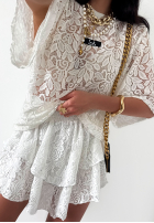 Koronkowe spódnico-spodenki La Milla Unseen białe