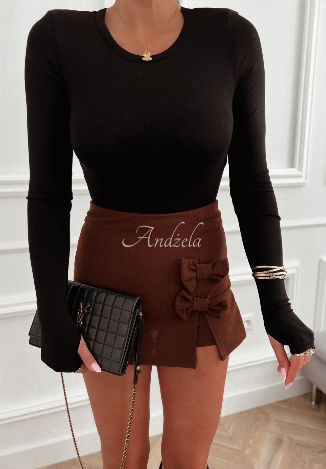 Wiskozowa bluzka longsleeve Good Days Only czarna