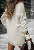 Lekki sweter Dreaming Of Paris ecru