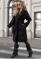 Długi płaszcz Didn’t Mean It czarny