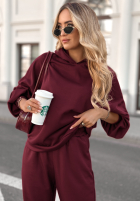 Komplet dresowy Remember About You śliwkowy