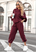 Komplet dresowy Remember About You śliwkowy