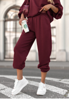 Komplet dresowy Remember About You śliwkowy