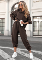 Komplet dresowy Remember About You czekoladowy