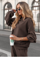 Komplet dresowy Remember About You czekoladowy