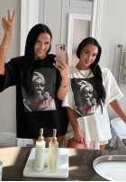 T-shirt z nadrukiem La Milla Her Era czarny