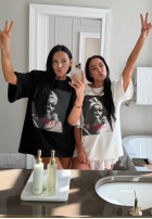 T-shirt z nadrukiem La Milla Her Era czarny