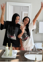 T-shirt z nadrukiem La Milla Her Era czarny