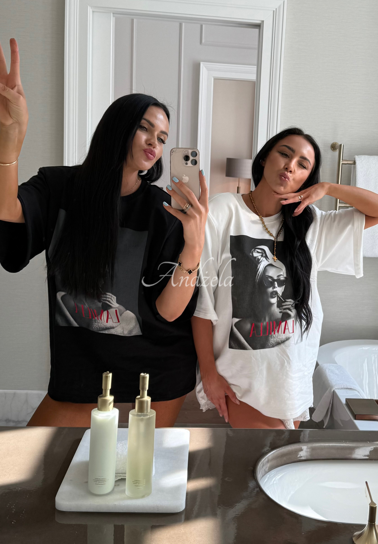 La Milla Her Era printed t-shirt black