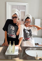 T-shirt z nadrukiem La Milla Her Era czarny