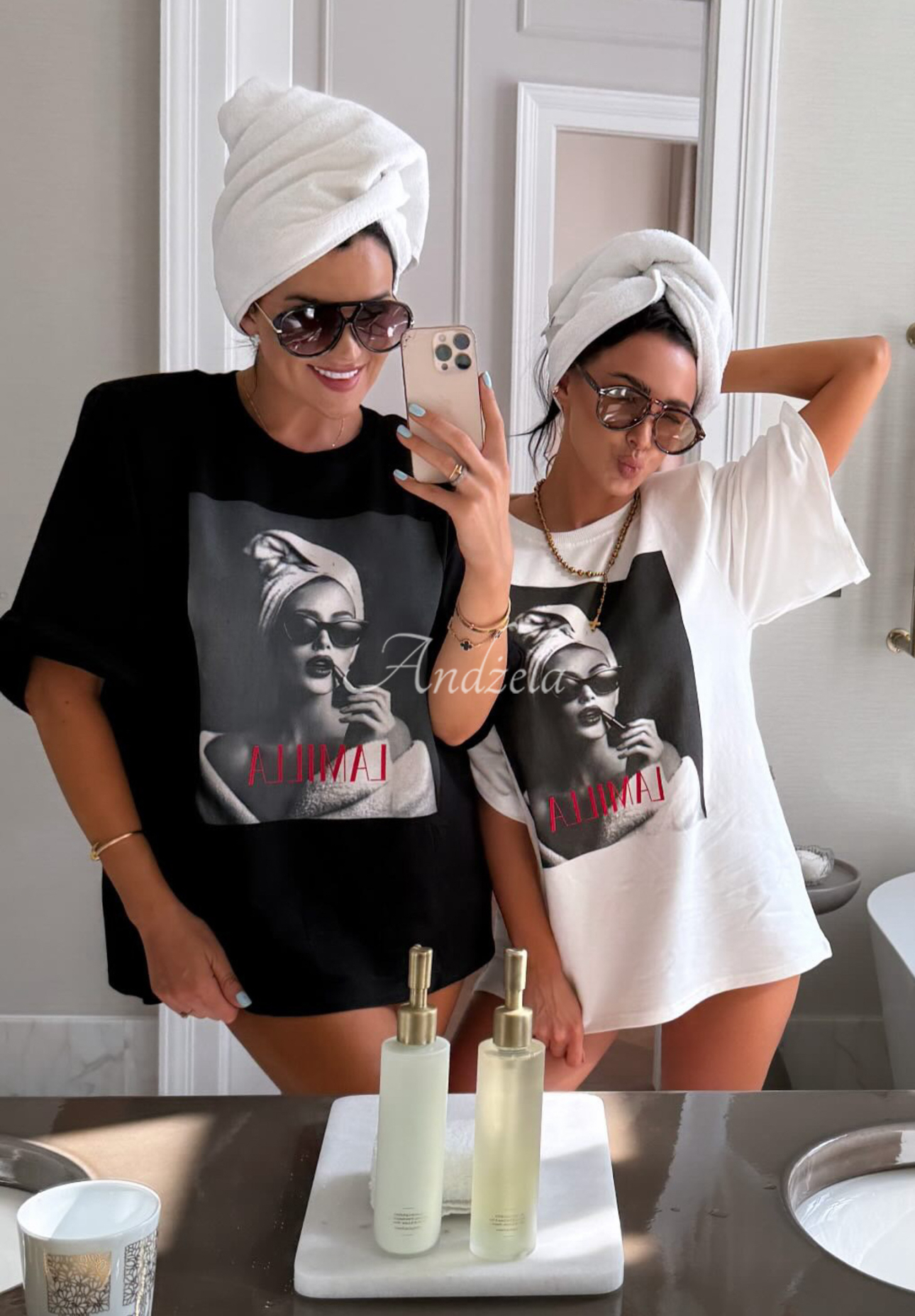 La Milla Her Era printed t-shirt black