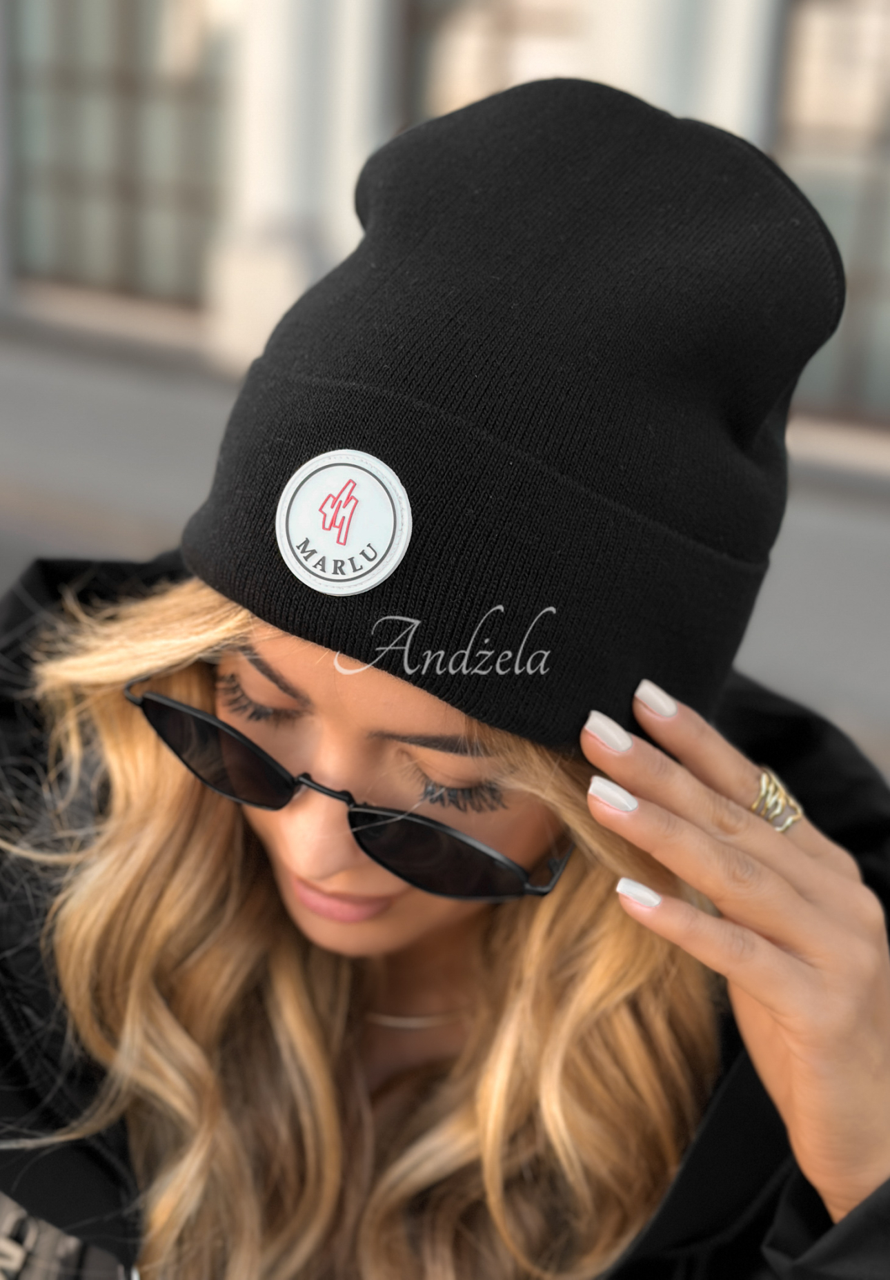 Winter City patch cap black