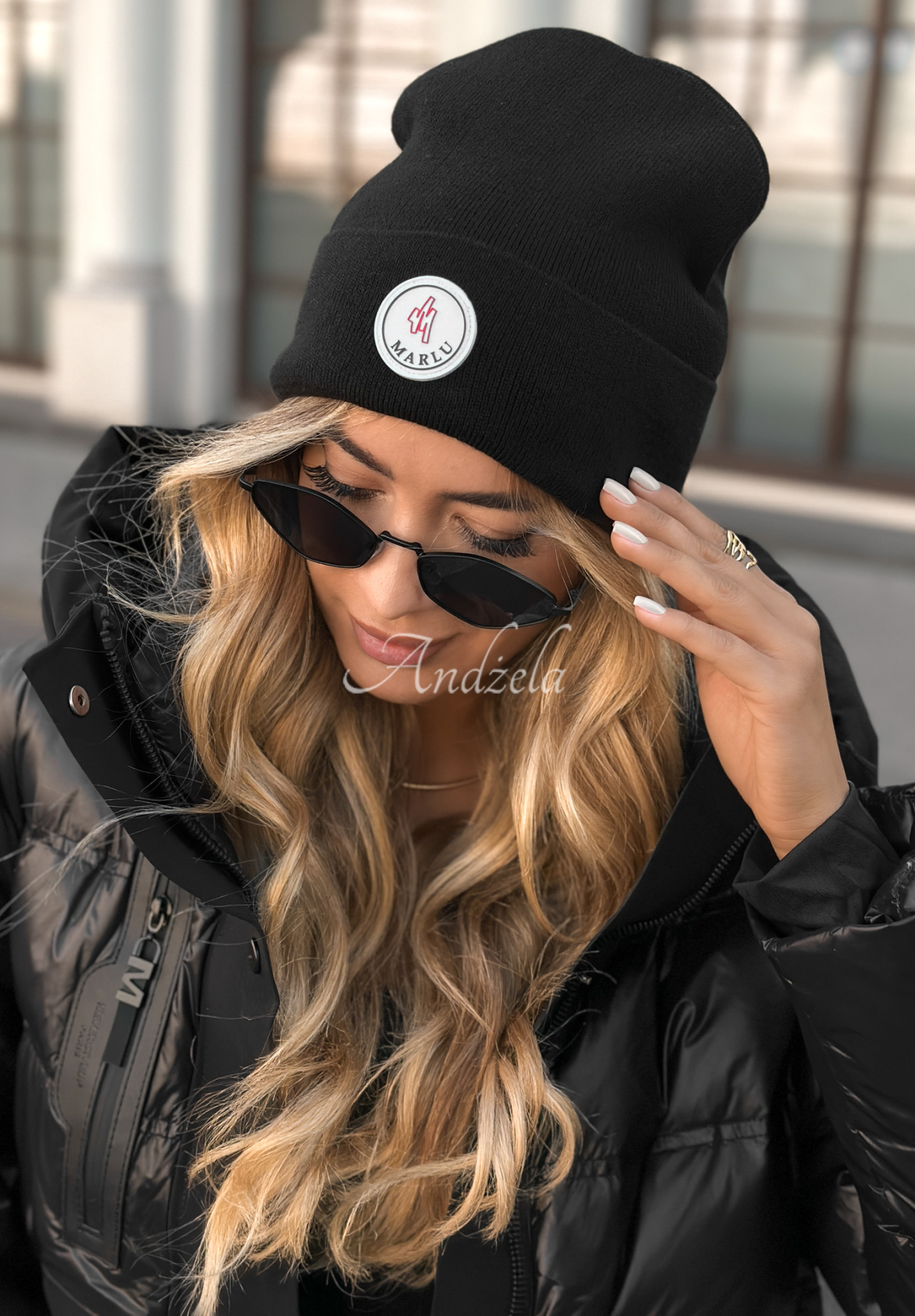 Winter City patch cap black