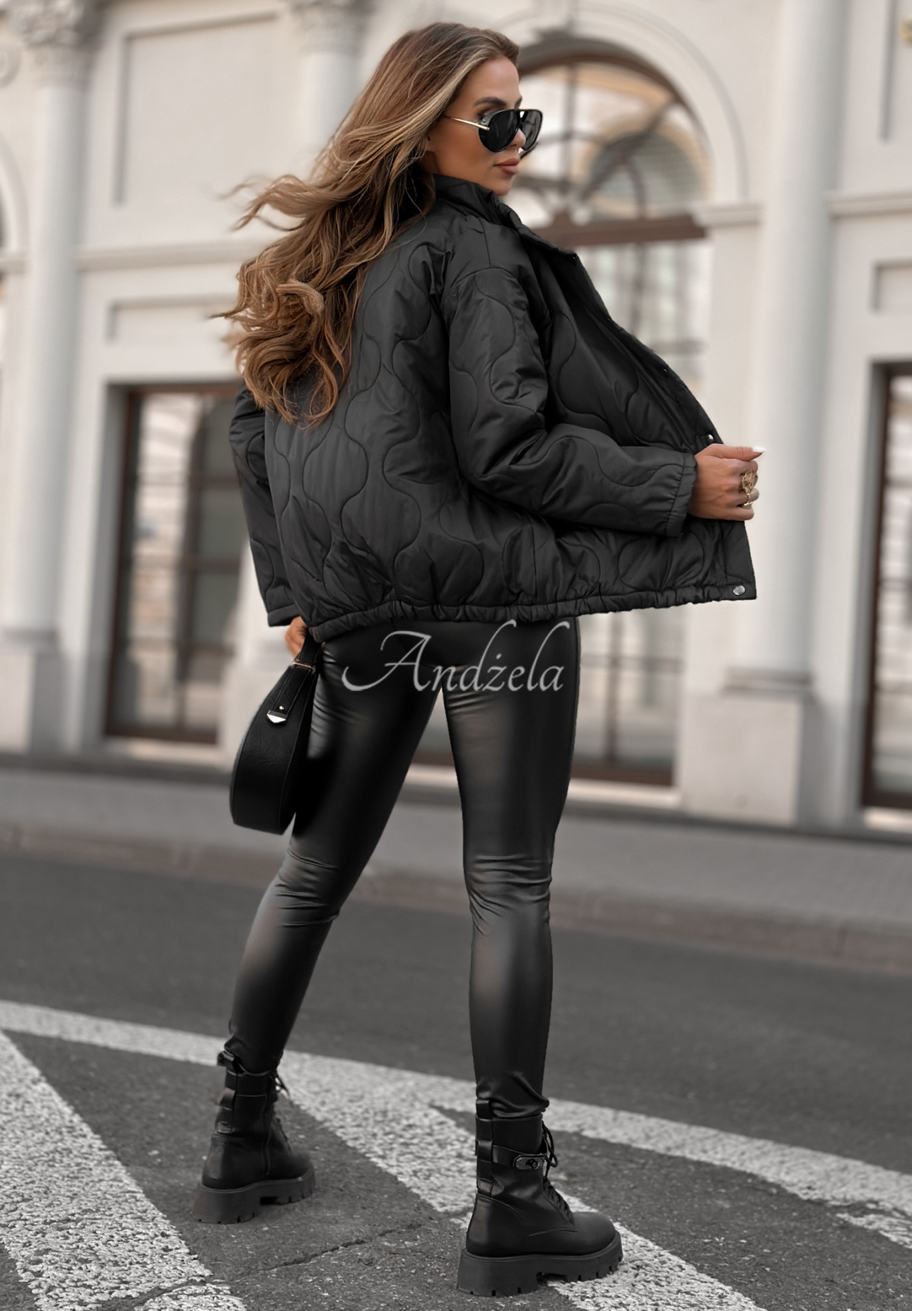 Hear The Wind quilted jacket black