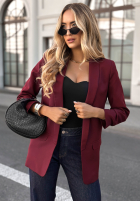 classic Suit jacket Premium bordowa