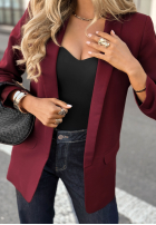 classic Suit jacket Premium bordowa