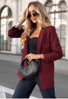 classic Suit jacket Premium bordowa