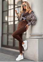 Spodnie jeansowe skinny Fuel Your Passion czekoladowe