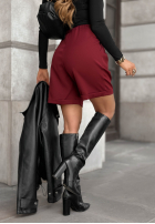 Krótkie spodenki No Evidence burgundowe