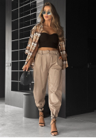 Spodnie Middle Of Nowhere beżowe