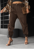 Spodnie Middle Of Nowhere czekoladowe