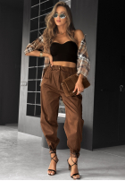 Spodnie Middle Of Nowhere camelowe