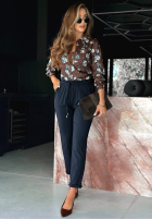 Spodnie Awaken Your Dreams granatowe