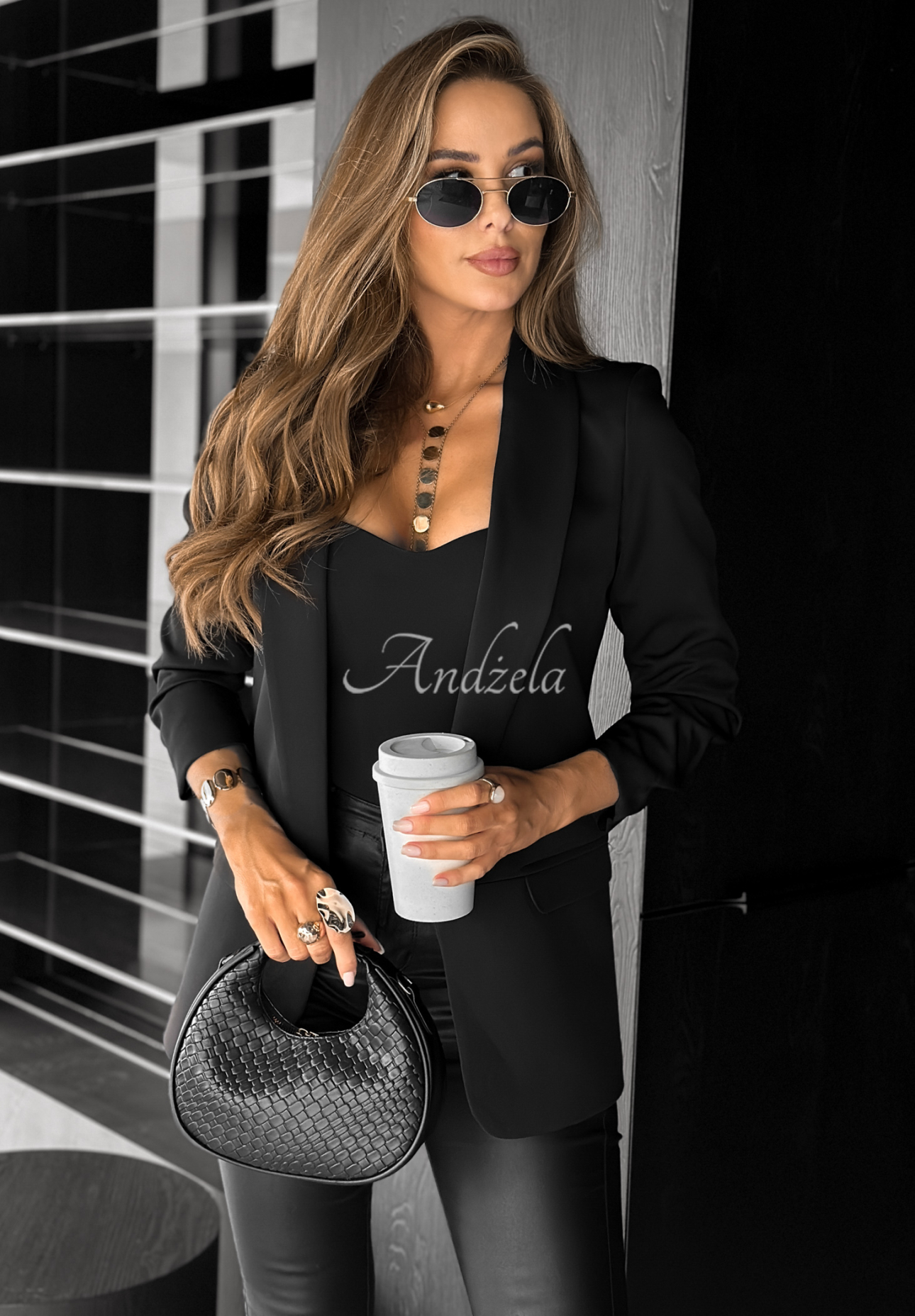 Klasyczna marynarka Premium czarna