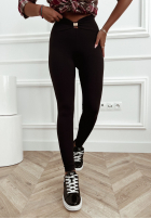 Legginsy ze zdobieniem Lost My Thought czarne