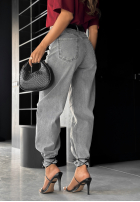 Spodnie jeansowe wide leg In This Silence szare