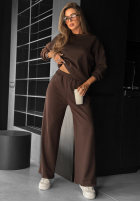 Komplet dresowy Just Think czekoladowy