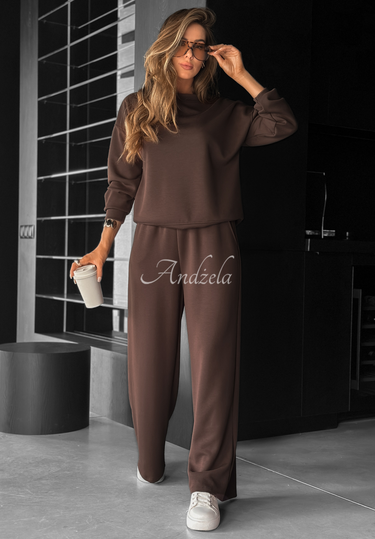 Just Think chocolate tracksuit set