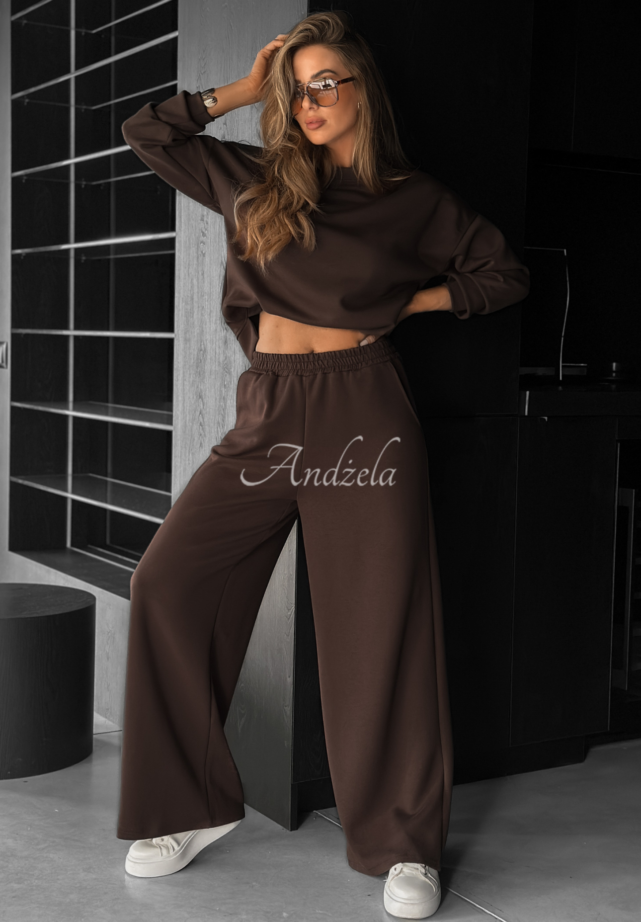 Just Think chocolate tracksuit set