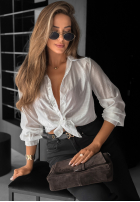 Koszula z wiązaniem Your Better Side biała