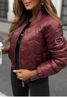 Kurtka bomberka After Hours burgundowa