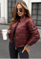 Kurtka bomberka After Hours burgundowa