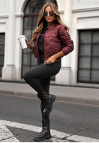 Kurtka bomberka After Hours burgundowa