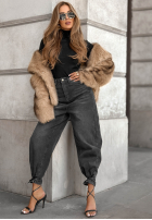 Spodnie jeansowe balloon Deserve This ciemnoszare