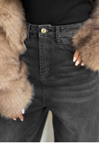 Spodnie jeansowe balloon Deserve This ciemnoszare