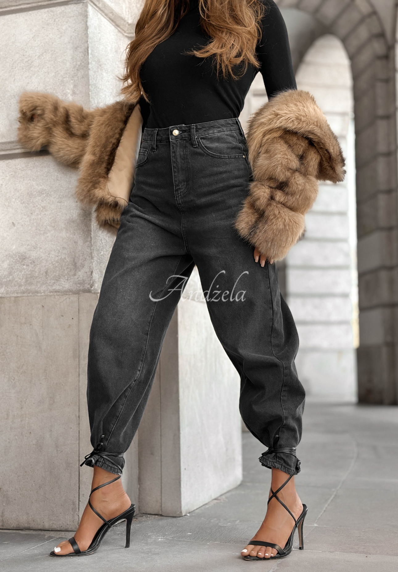 Denim balloon pants Deserve This dark grey