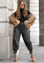 Spodnie jeansowe balloon Deserve This ciemnoszare