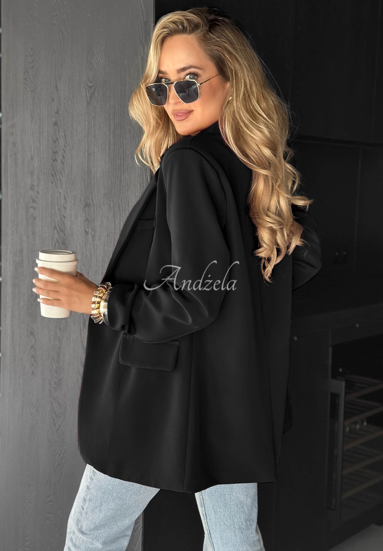 Best Version oversize jacket black